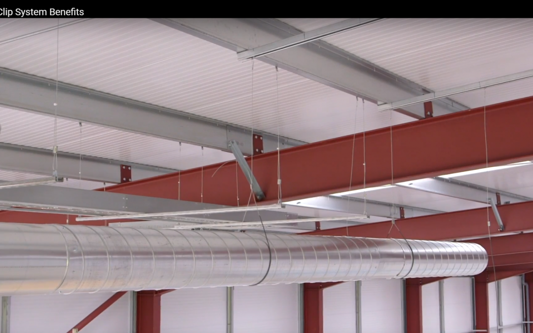 Installing HVAC Using a Cable Suspension System